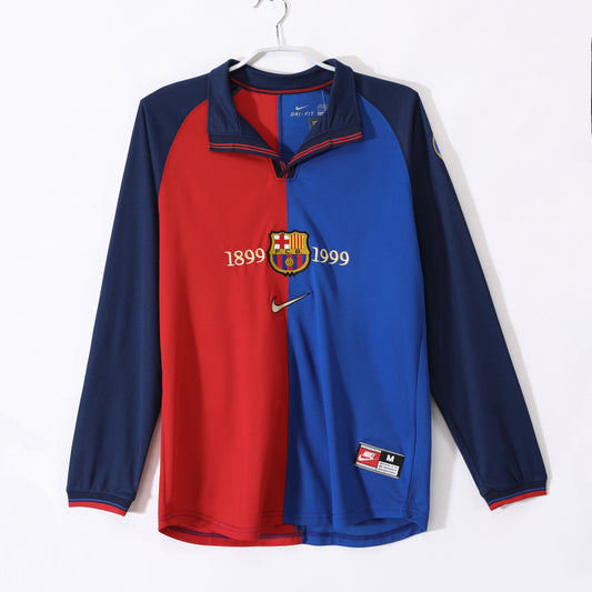 Barcelona Jersey 99/00 Home (Long Sleeve)