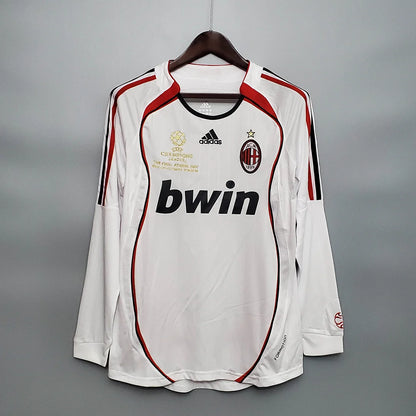 AC Milan 06/07 Long Sleeve Champions League Final Classic Retro Shirt - Kaka